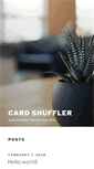 Mobile Screenshot of card-shuffler.com